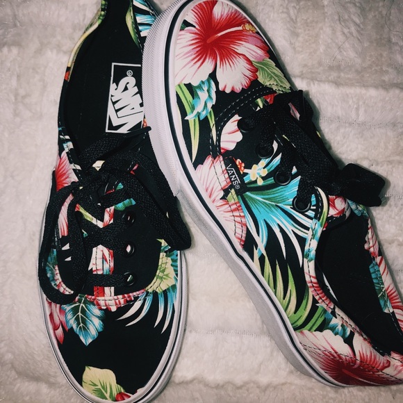 floral vans shoes